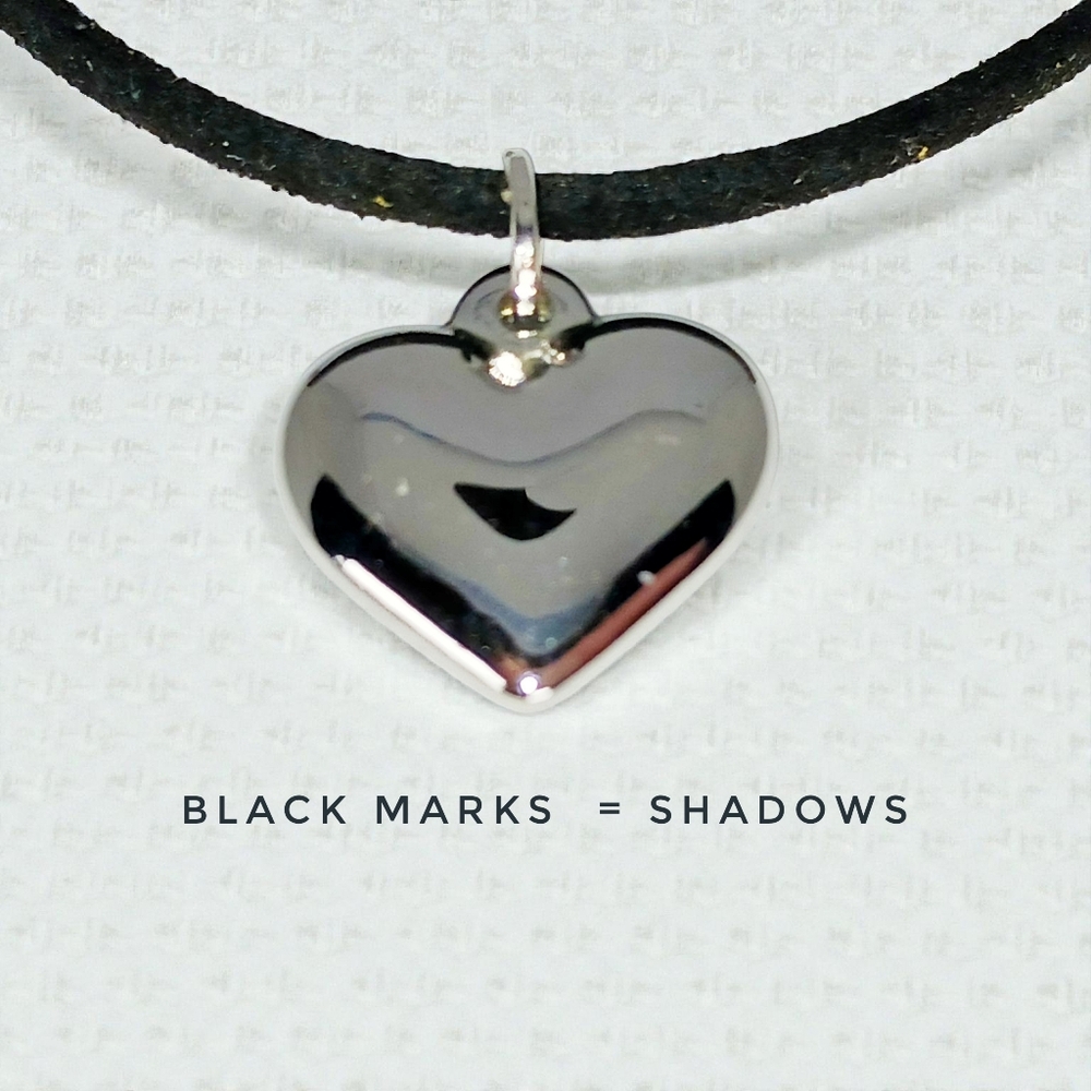 Cord Medallion Choker Necklace Heart Charm New Age Grunge Coquette Indie Boho - Picture 3 of 8